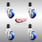 Service Caster 3 Inch 316SS Blue Polyurethane Swivel 1-7/8 Inch Expanding Stem Caster Set SCC SCC-SS316EX20S314-PPUB-BLUE-178-4 - alternate 3